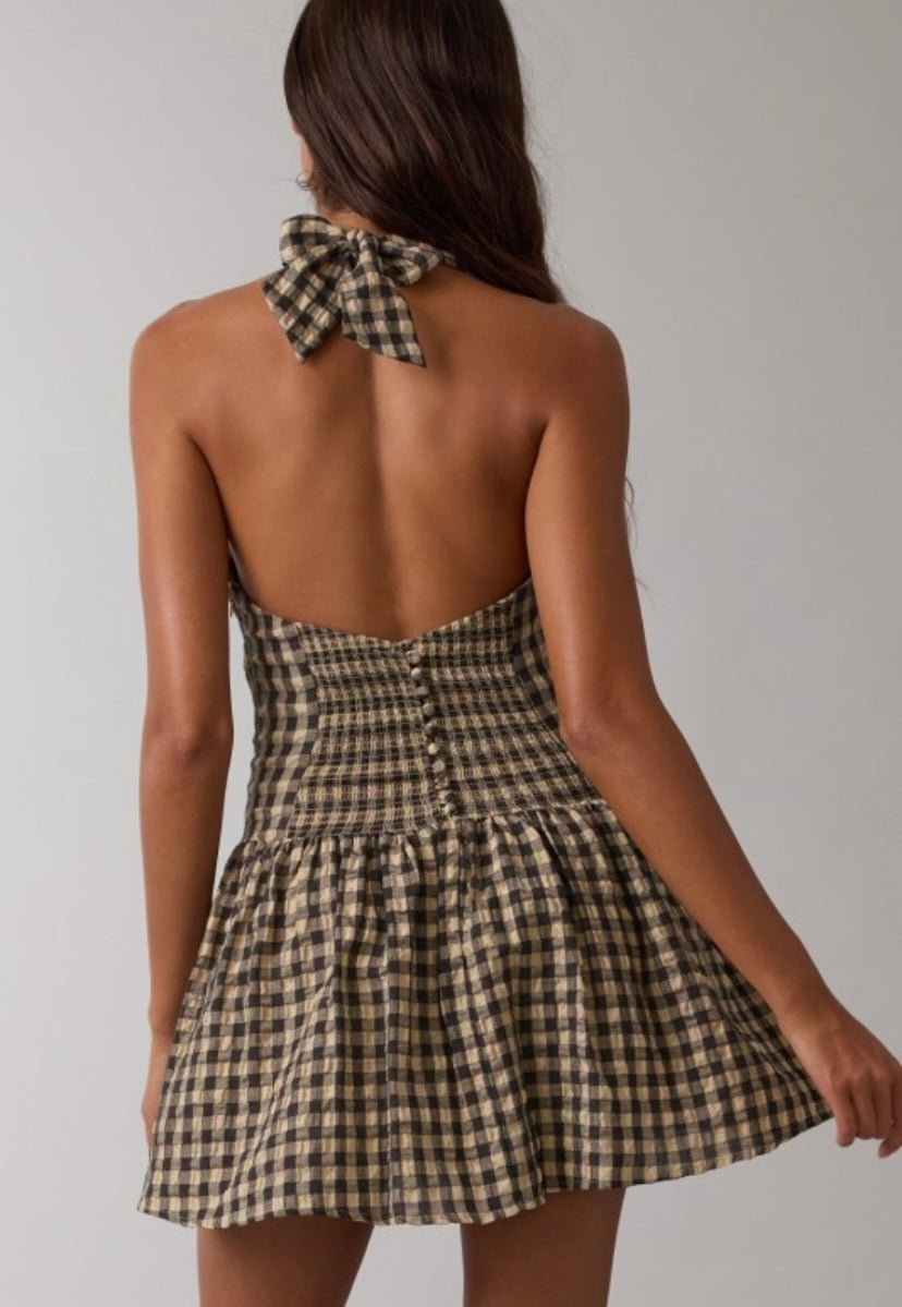 Natalie Checker Dress