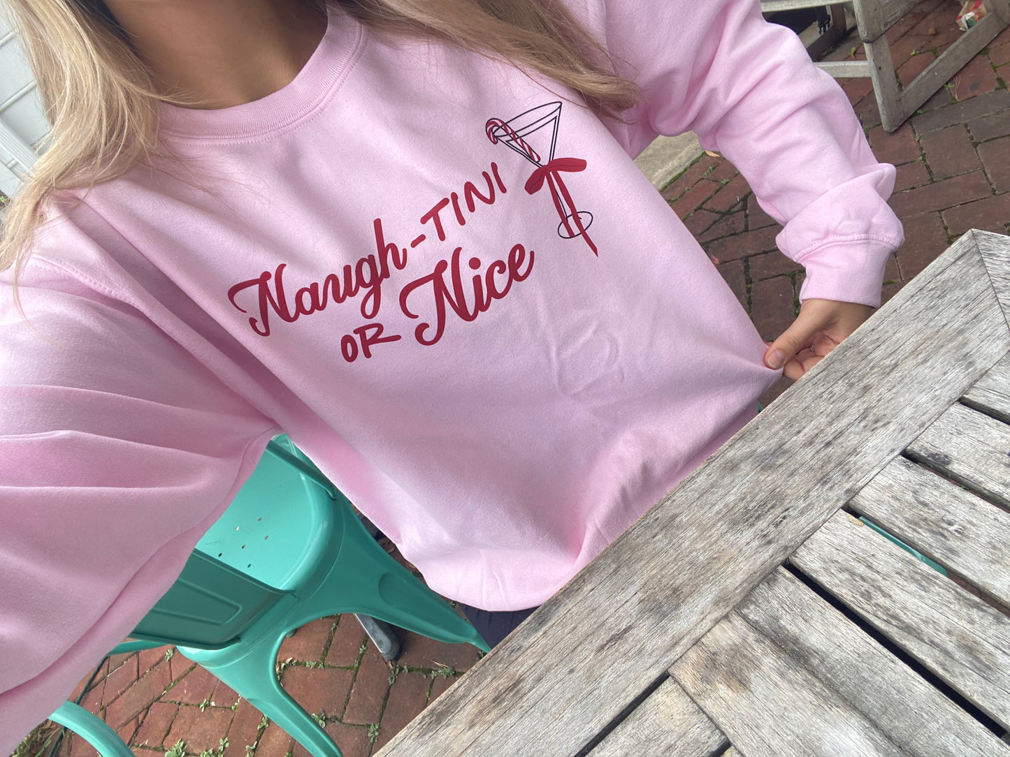 Naugh-tini or Nice sweatshirt