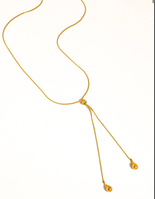 Crossroads necklace- GOLD