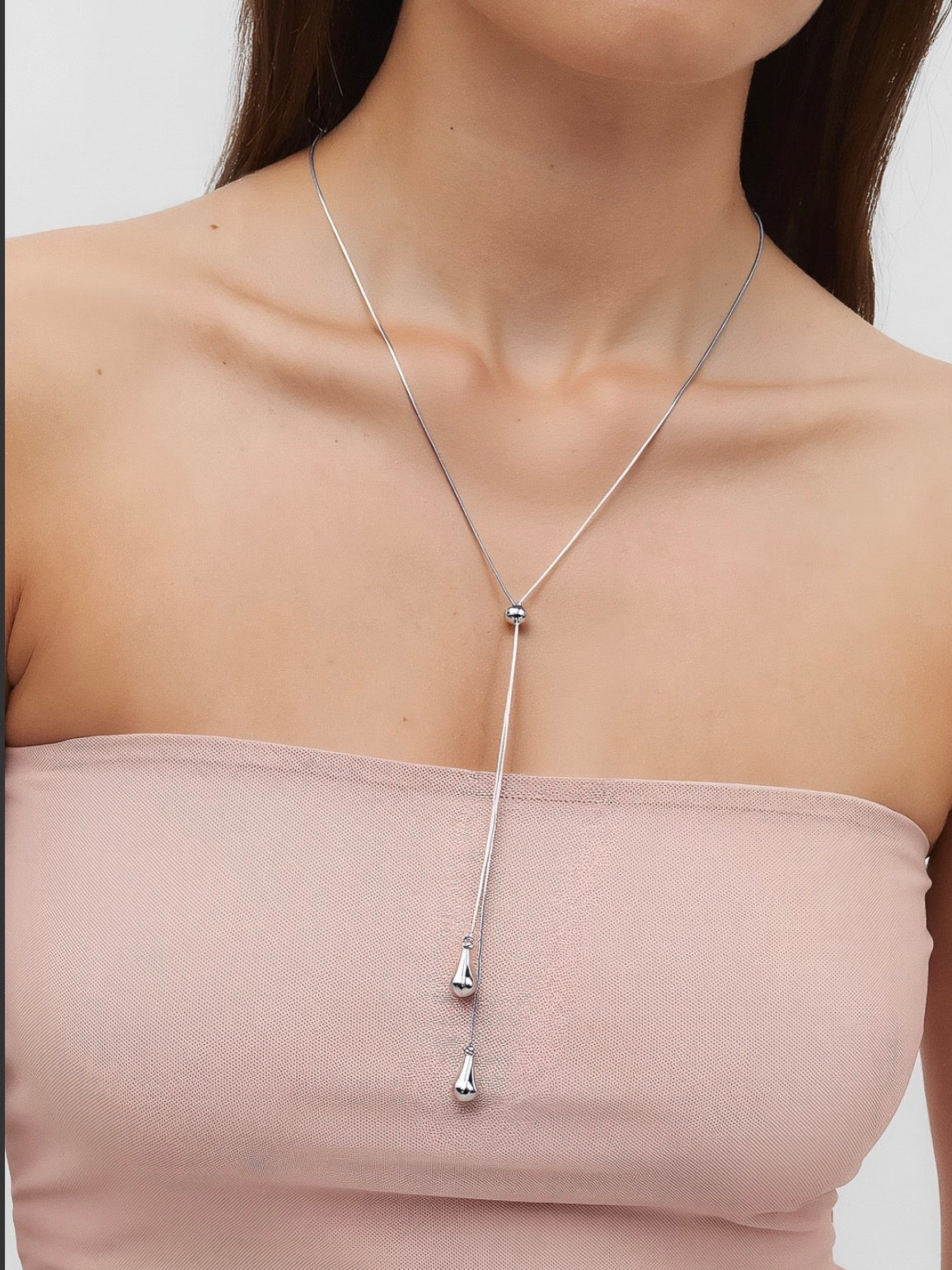 Crossroads necklace- SILVER