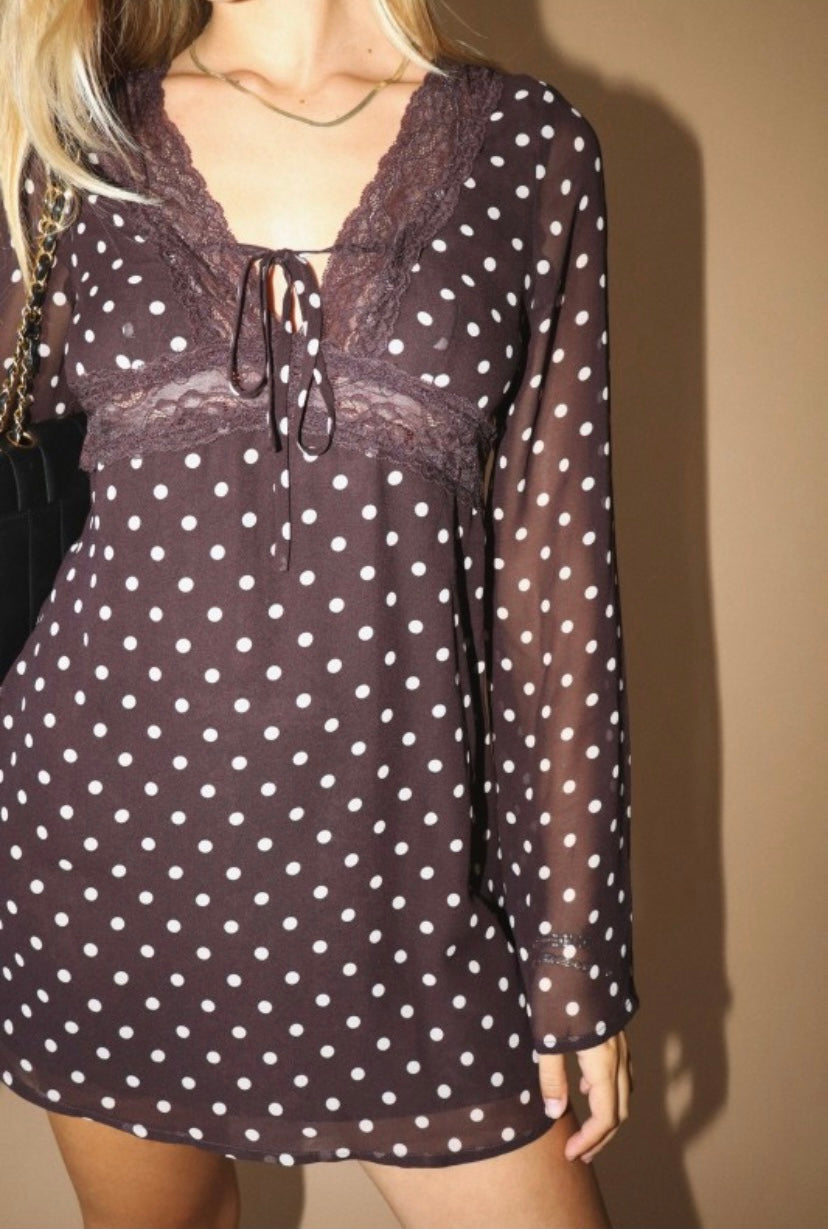 Carmel Macchiato Mini Dress