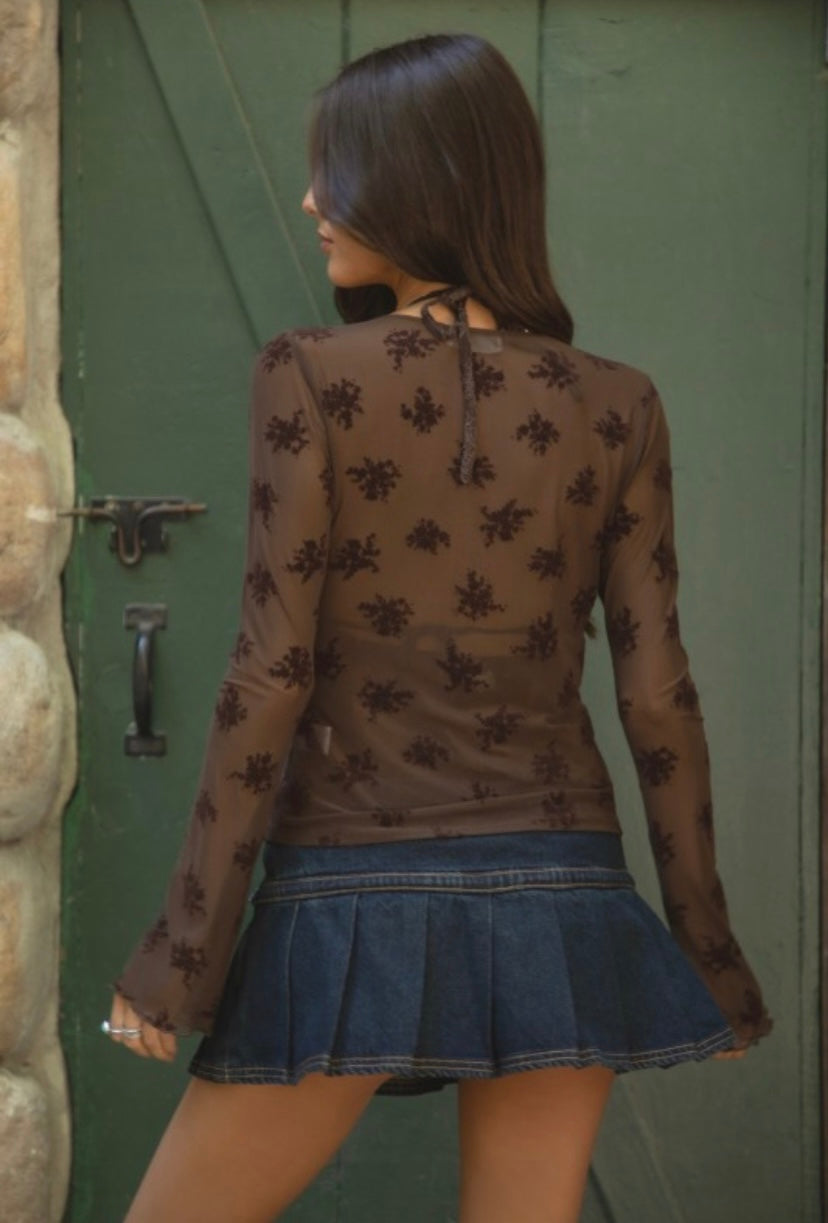 Dianna Mesh Top