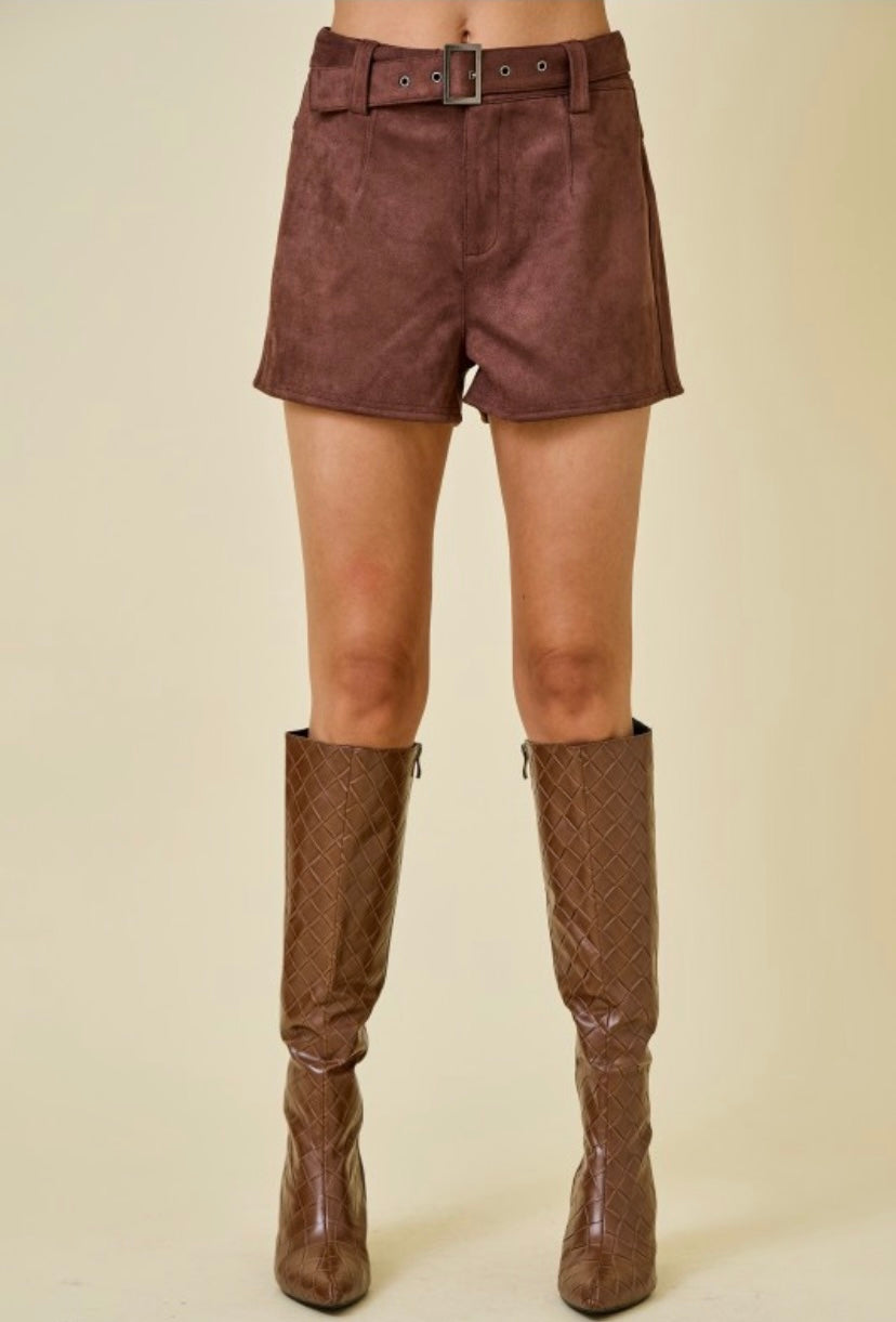 Americano Suede Shorts
