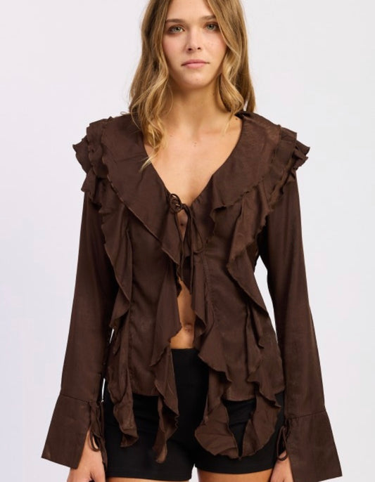 Tatiana Ruffle Top