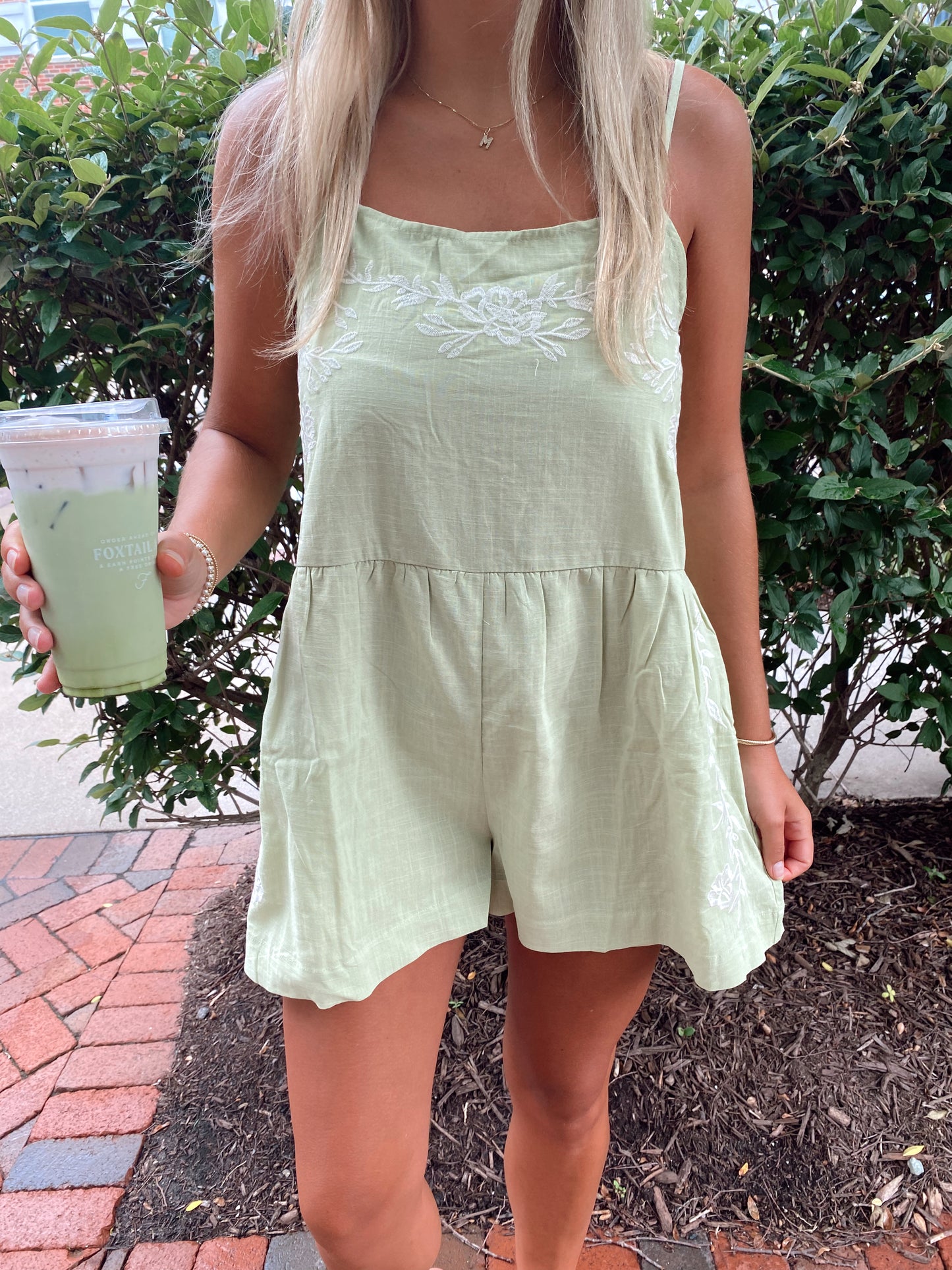 Matcha Romper