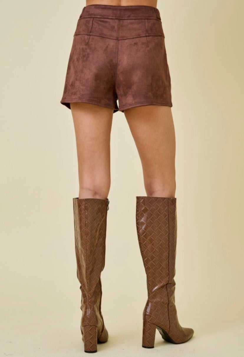 Americano Suede Shorts